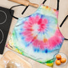 Rainbow Tie Dye Print Women's Apron-grizzshop