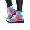 Rainbow Tie Dye Print Women's Boots-grizzshop