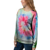 Rainbow Tie Dye Print Women's Sweatshirt-grizzshop