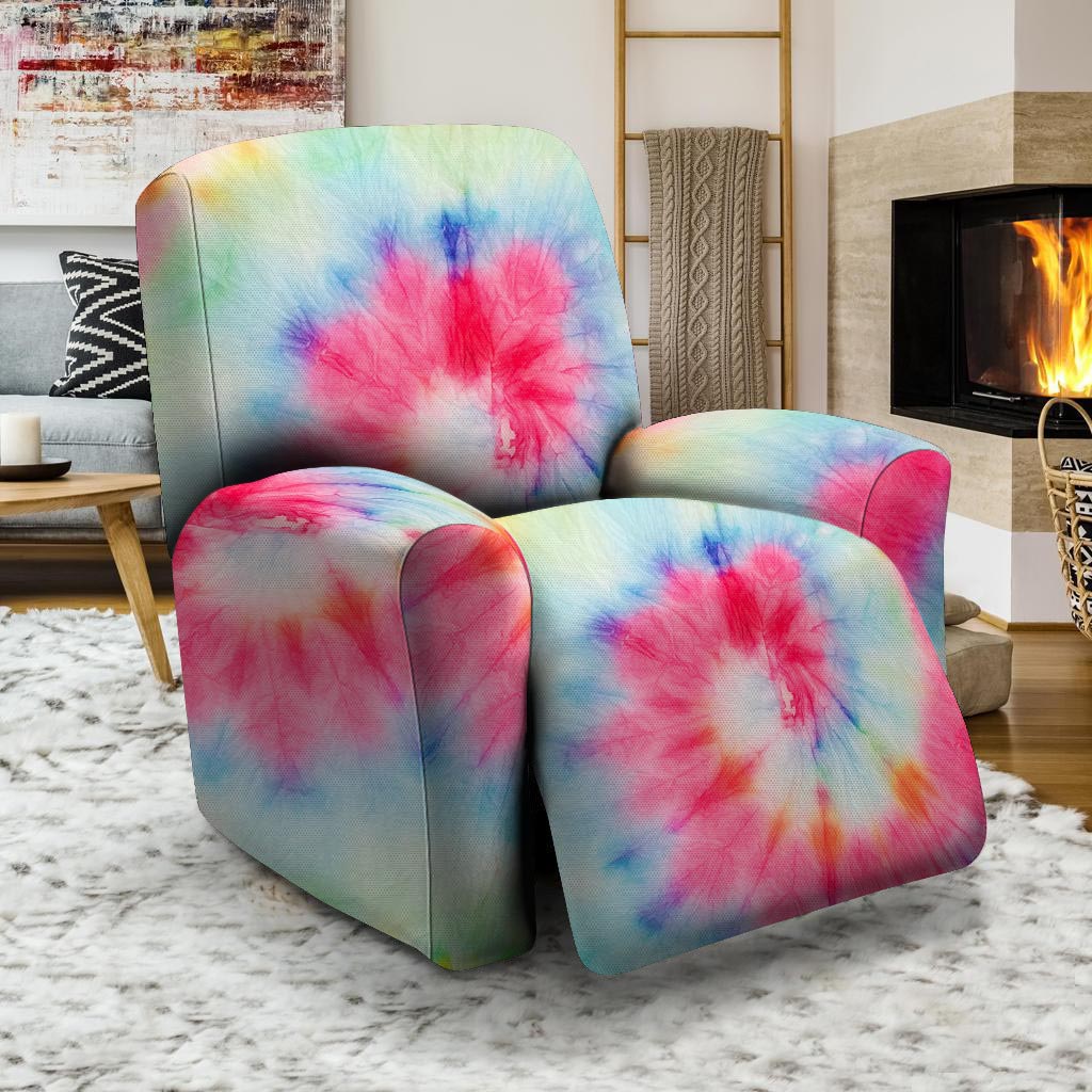 Rainbow Tie Dye Recliner Cover-grizzshop