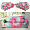 Rainbow Tie Dye Sofa Cover-grizzshop