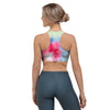 Rainbow Tie Dye Sports Bra-grizzshop