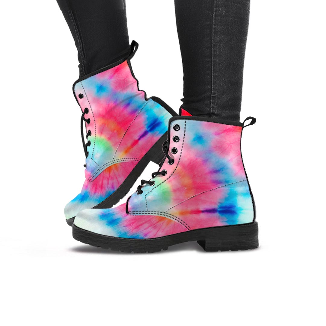 Rainbow Tie Dye Women's Boots-grizzshop