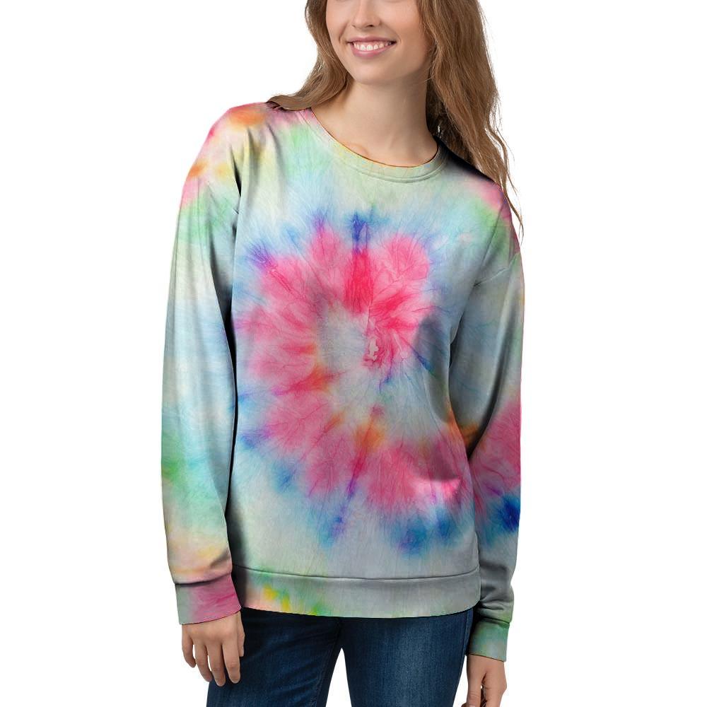 Rainbow Tie Dye Women's Sweatshirt-grizzshop