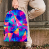 Rainbow Triangle Geometric Backpack-grizzshop