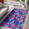 Rainbow Triangle Geometric Floor Mat-grizzshop