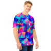 Rainbow Triangle Geometric Men T Shirt-grizzshop