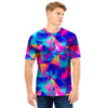 Rainbow Triangle Geometric Men T Shirt-grizzshop