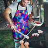 Rainbow Triangle Geometric Men's Apron-grizzshop