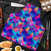 Rainbow Triangle Geometric Men's Apron-grizzshop