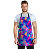 Rainbow Triangle Geometric Men's Apron-grizzshop