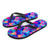 Rainbow Triangle Geometric Men's Flip Flops-grizzshop