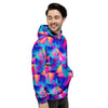 Rainbow Triangle Geometric Men's Hoodie-grizzshop