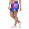 Rainbow Triangle Geometric Mini Skirt-grizzshop