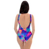 Rainbow Triangle Geometric One Piece Swimsuite-grizzshop