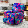 Rainbow Triangle Geometric Recliner Cover-grizzshop