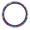 Rainbow Triangle Geometric Steering Wheel Cover-grizzshop