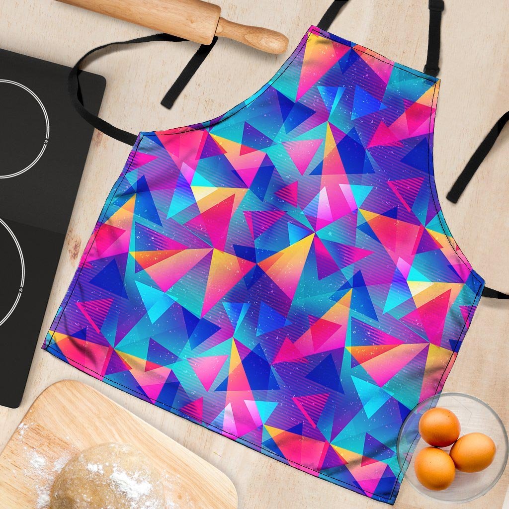 Rainbow Triangle Geometric Women's Apron-grizzshop