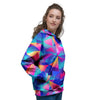 Rainbow Triangle Geometric Women's Hoodie-grizzshop