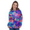 Rainbow Triangle Geometric Women's Hoodie-grizzshop