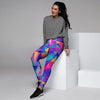 Rainbow Triangle Geometric Women's Joggers-grizzshop