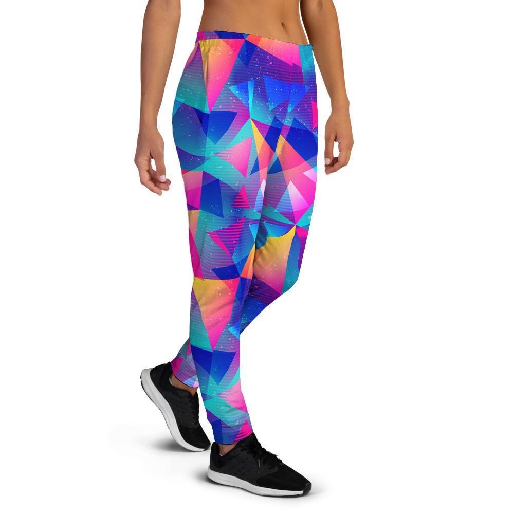 Rainbow Triangle Geometric Women's Joggers-grizzshop