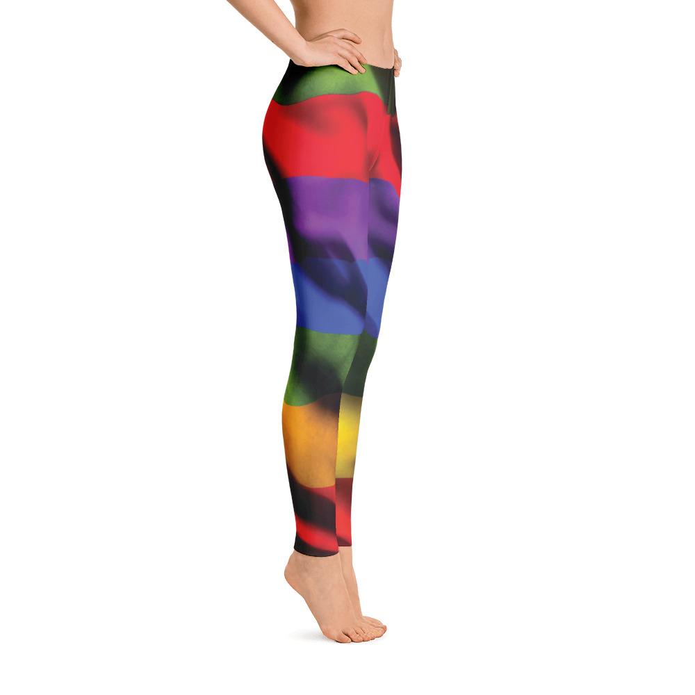 Rainbow Flag LGBT Women's Leggings-grizzshop