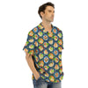 Ramen Udon Noodles In Bowl Print Pattern Men's Hawaiian Shirt-grizzshop