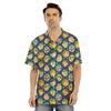 Ramen Udon Noodles In Bowl Print Pattern Men's Hawaiian Shirt-grizzshop