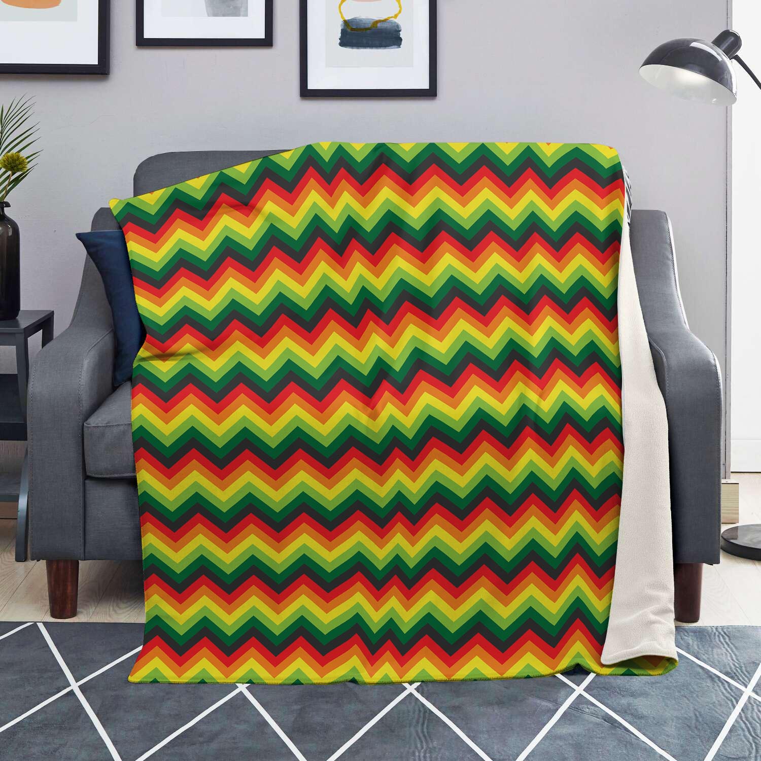 Rasta Jamaica Reggae Blanket-grizzshop