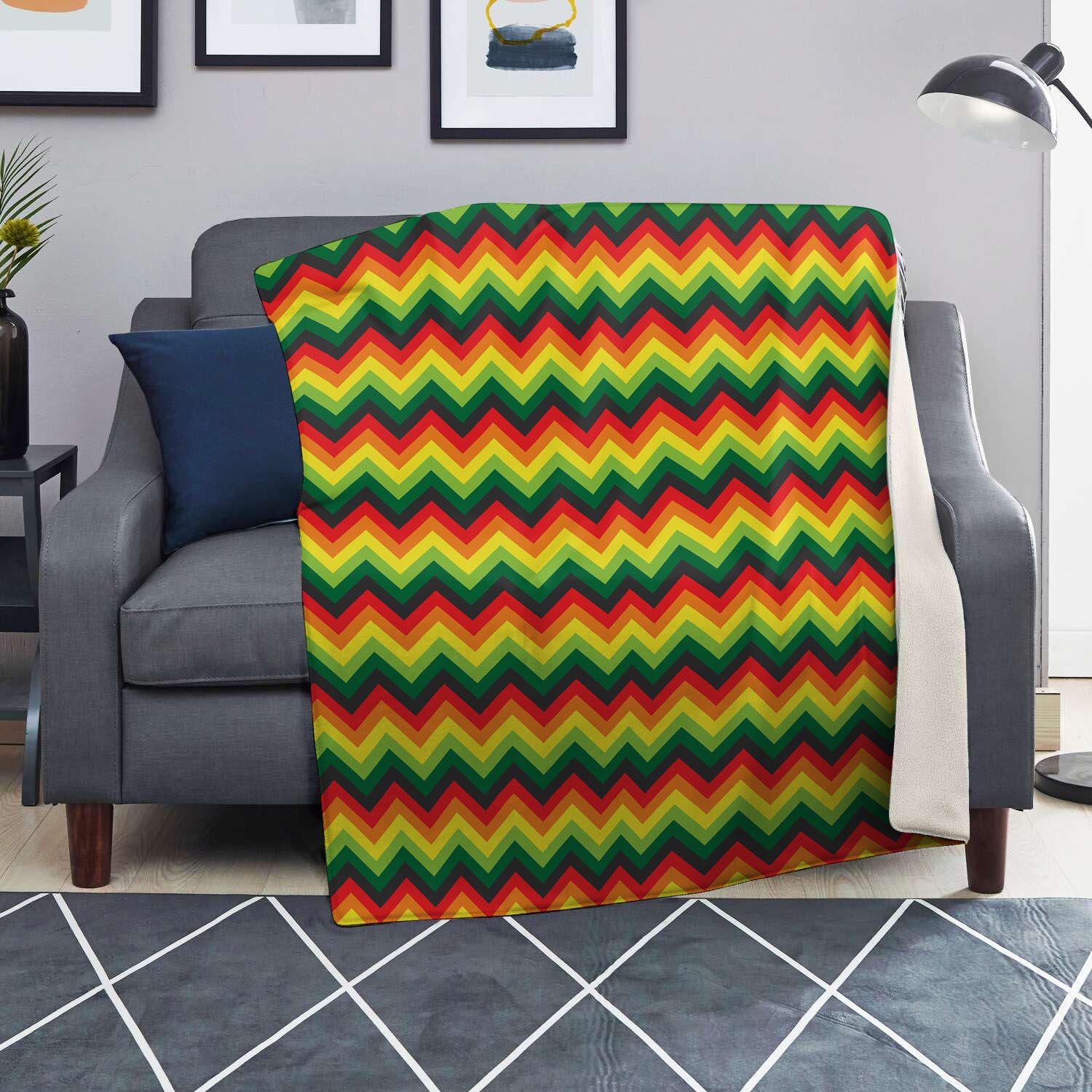 Rasta Jamaica Reggae Blanket-grizzshop