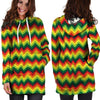 Rasta Jamaica Reggae Hoodie Dress-grizzshop