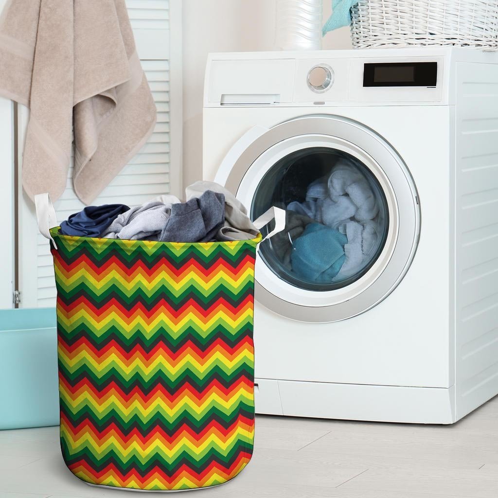 Rasta Jamaica Reggae Laundry Basket-grizzshop