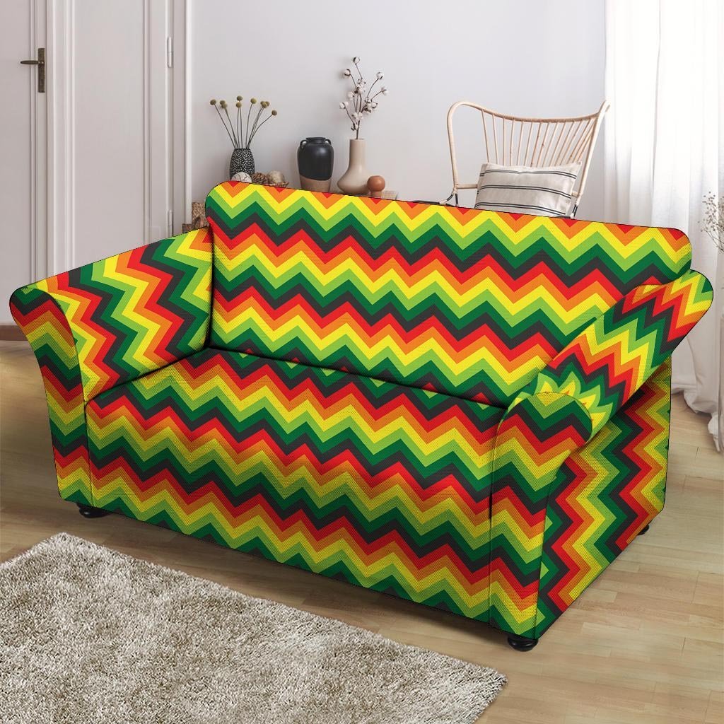 Rasta Jamaica Reggae Loveseat Cover-grizzshop