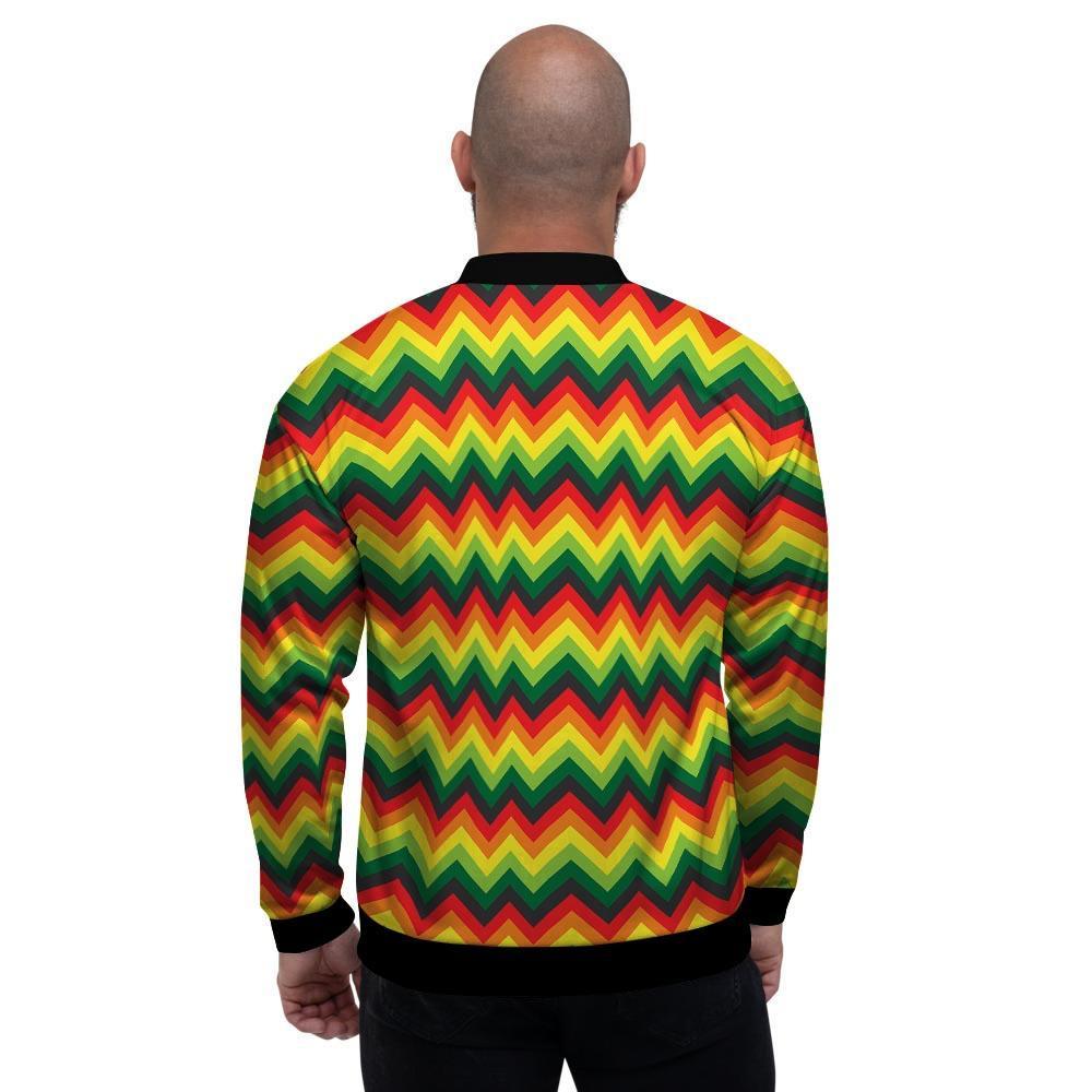 Rasta Jamaica Reggae Men's Bomber Jacket-grizzshop