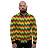 Rasta Jamaica Reggae Men's Bomber Jacket-grizzshop