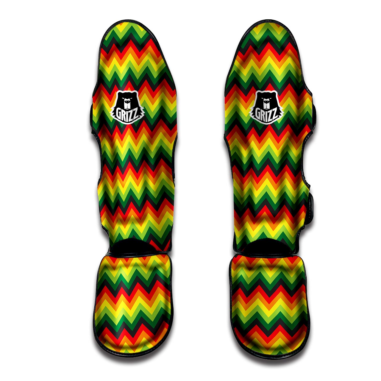 Rasta Jamaica Reggae Muay Thai Shin Guard-grizzshop