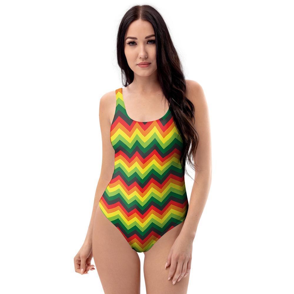 Rasta Jamaica Reggae One Piece Swimsuite-grizzshop