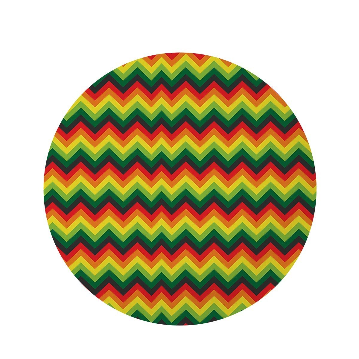 Rasta Jamaica Reggae Round Rug-grizzshop