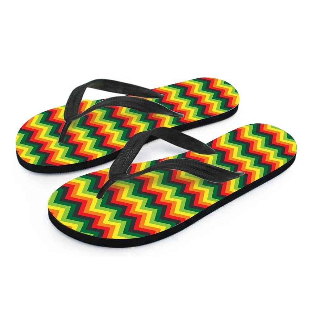 Rasta Jamaica Reggae Women's Flip Flops-grizzshop