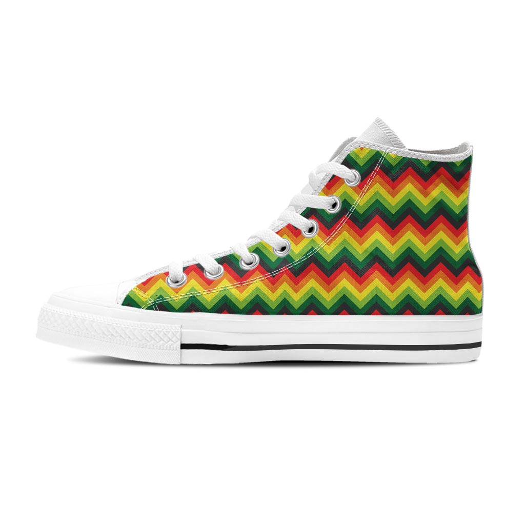 Rasta Jamaica Reggae Women's High Top Shoes-grizzshop