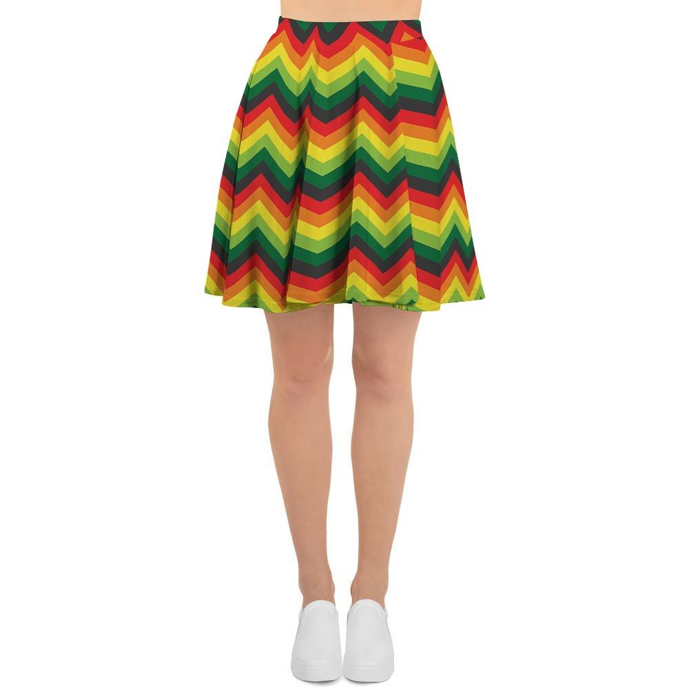 Rasta Jamaica Reggae Women's Skirt-grizzshop