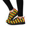 Rasta Jamaica Reggae Women's Sneakers-grizzshop