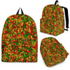 Rasta Reggae Pattern Print Premium Backpack-grizzshop