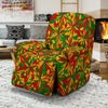 Rasta Reggae Pattern Print Recliner Cover-grizzshop