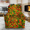 Rasta Reggae Pattern Print Recliner Cover-grizzshop