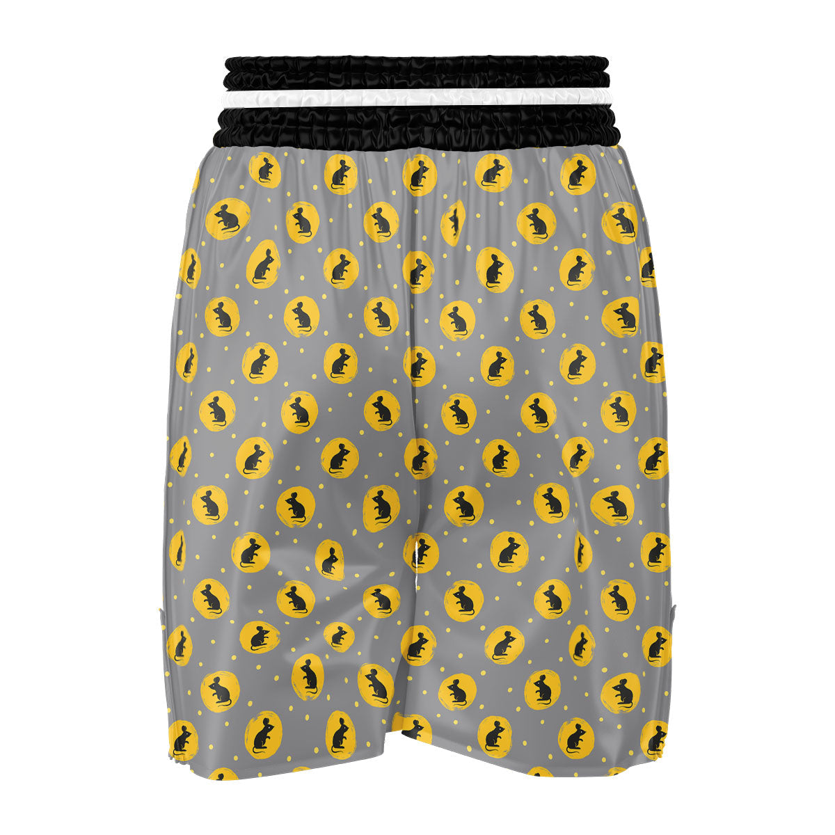 Rat Print Pattern Boxing Shorts-grizzshop