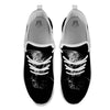 Ratsnake Rhinoceros Monochrome Print White Athletic Shoes-grizzshop