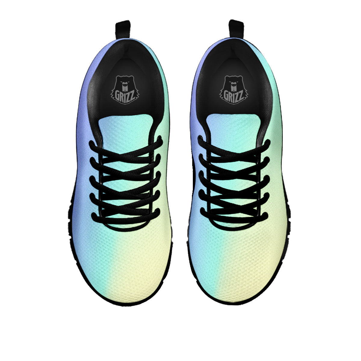 Rave Pastel Print Pattern Black Sneaker-grizzshop