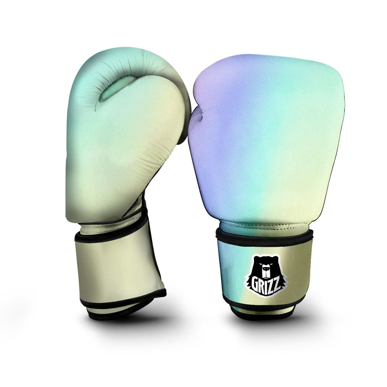 Rave Pastel Print Pattern Boxing Gloves-grizzshop